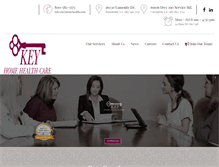 Tablet Screenshot of keyhomehealthcare.com